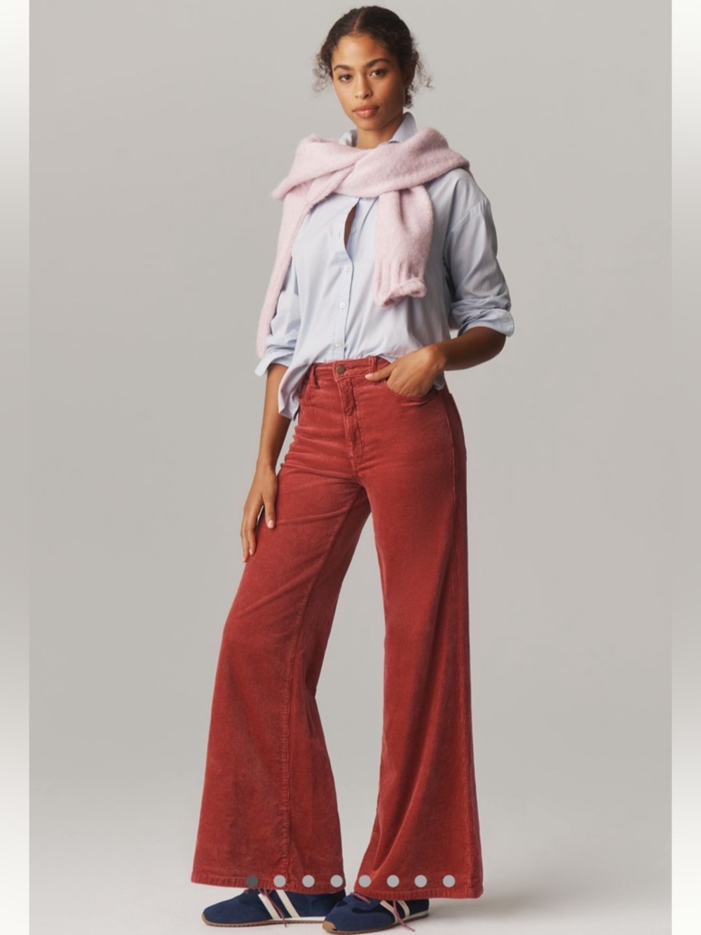 Anthropologie The Robbie Corduroy High-Rise Flare Jean by Pilcro | 23Tall | NWT